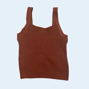 GAP Women's Rust Knit Tank Top